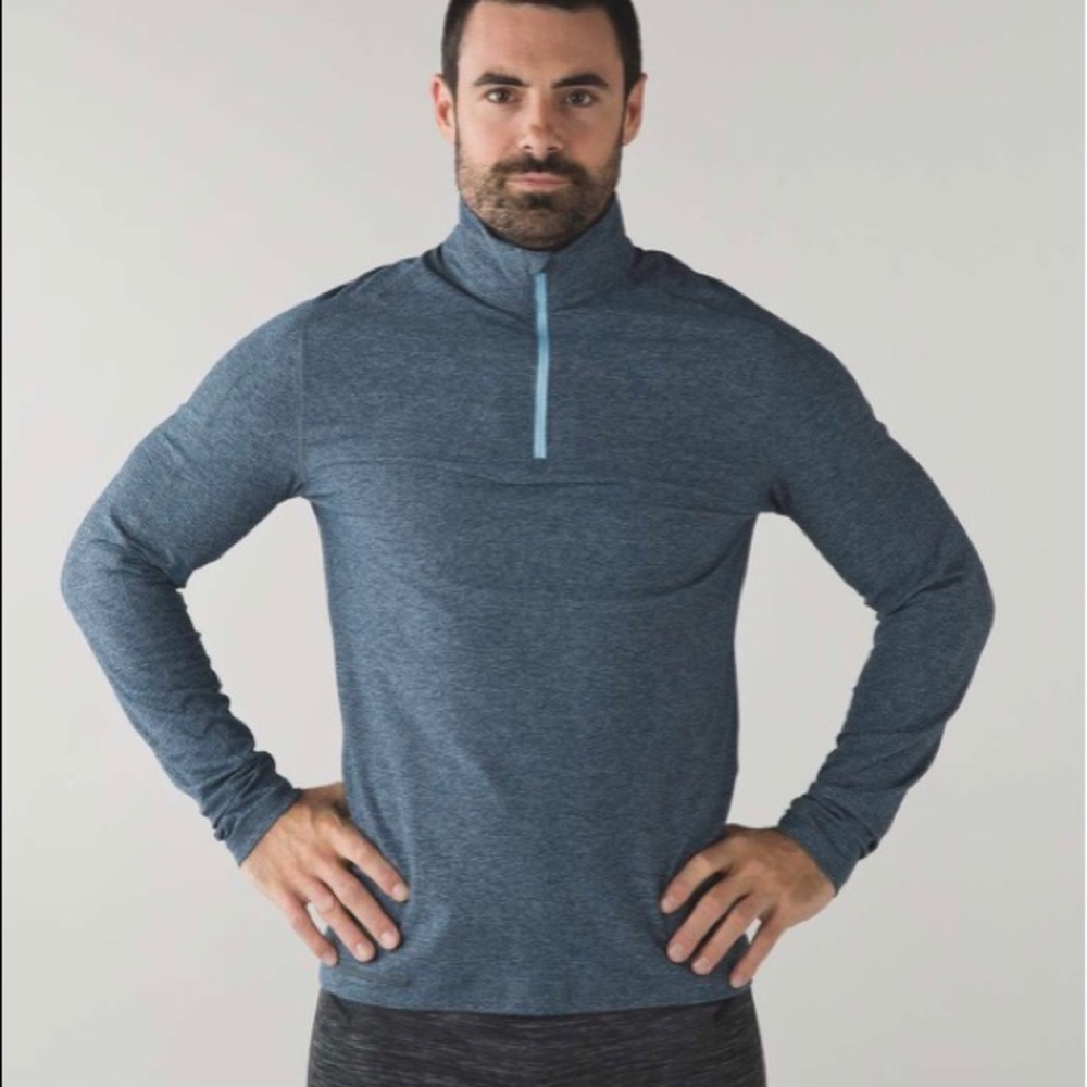 Lululemon Surge Warm 1/2 Zip Pullover - Blue